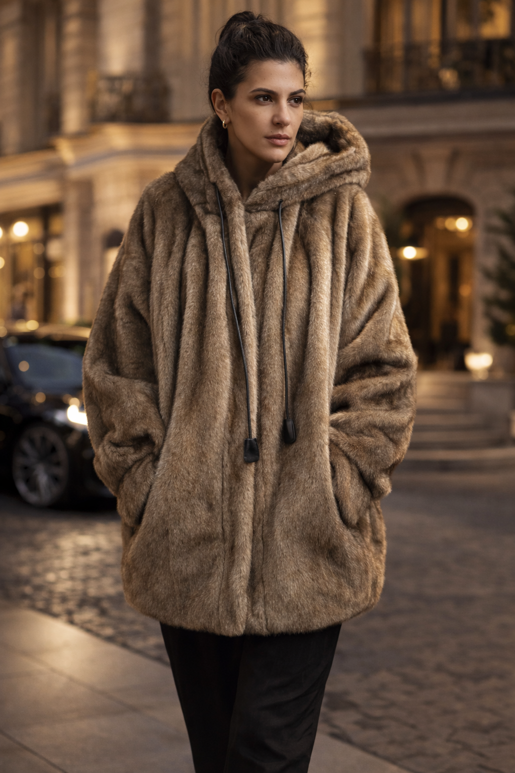 Fourrure Vagan Lady - Beige