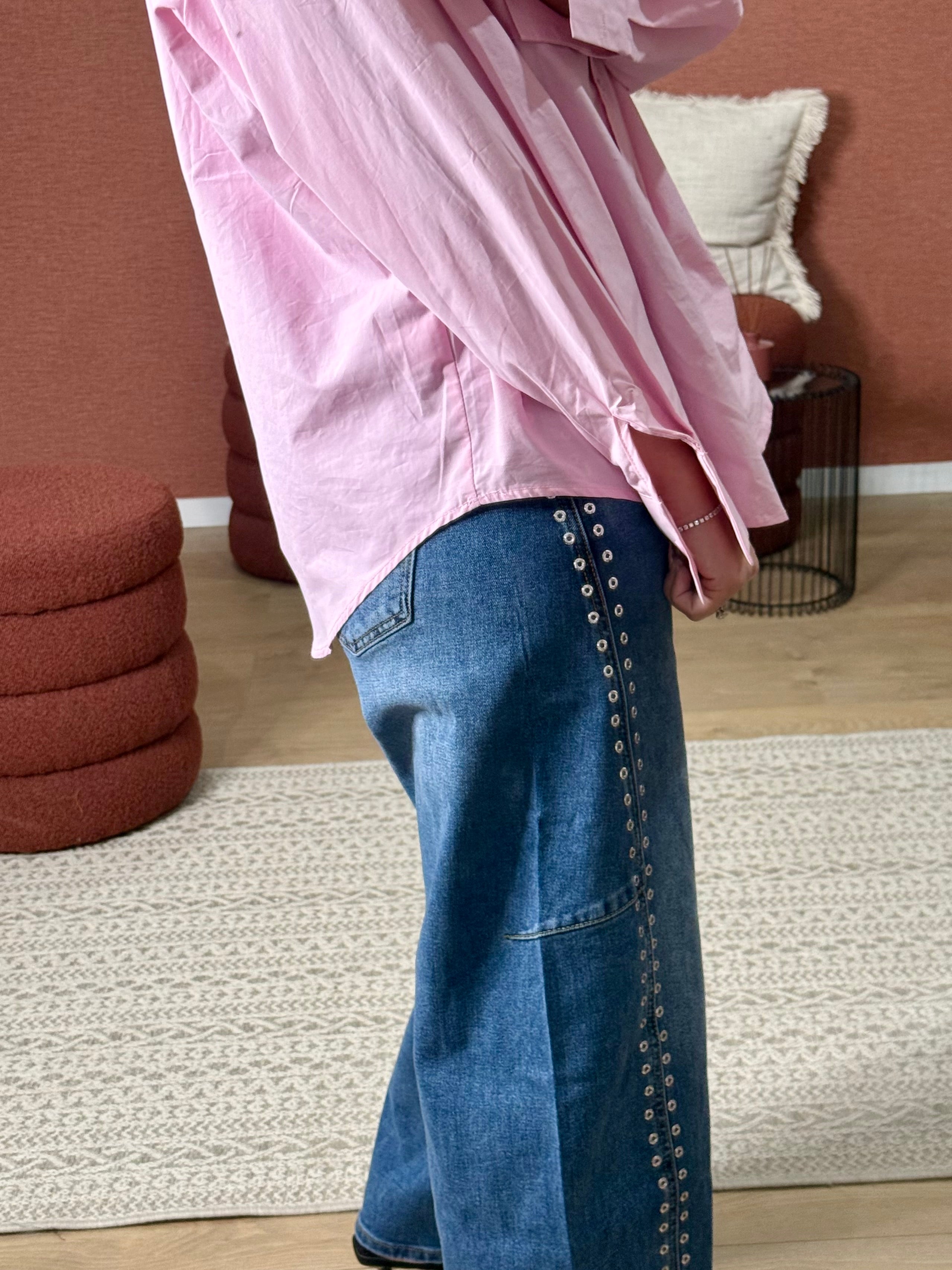 Jeans Bali œillet - Bleu
