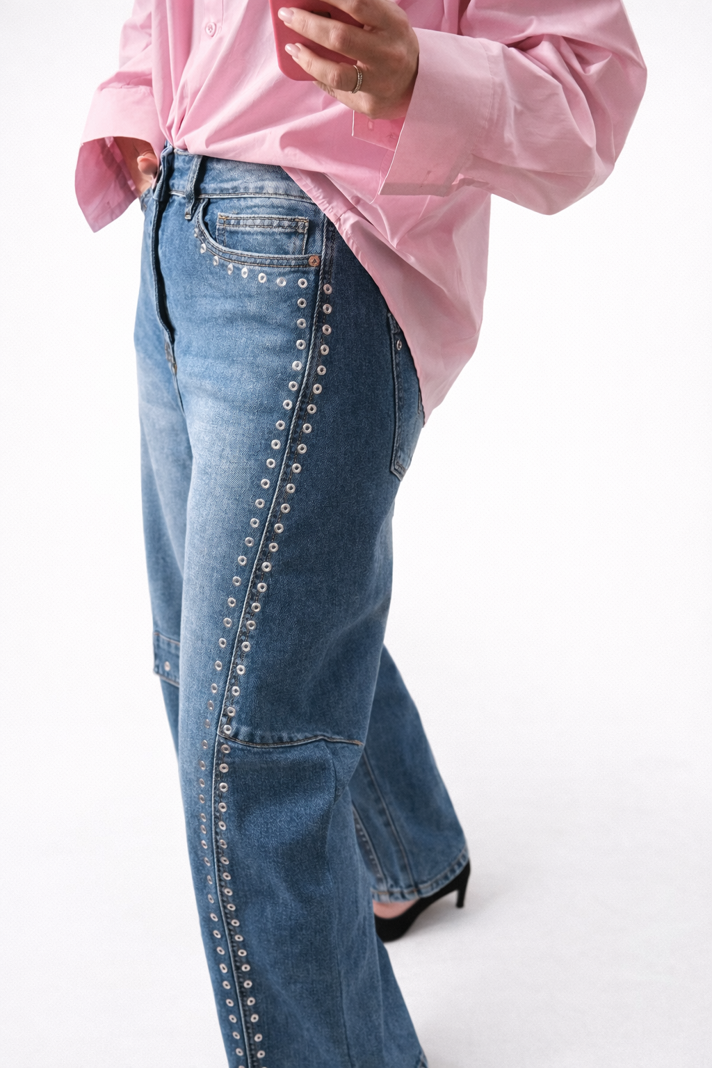 Chemise Épaulette Louna - Rose
