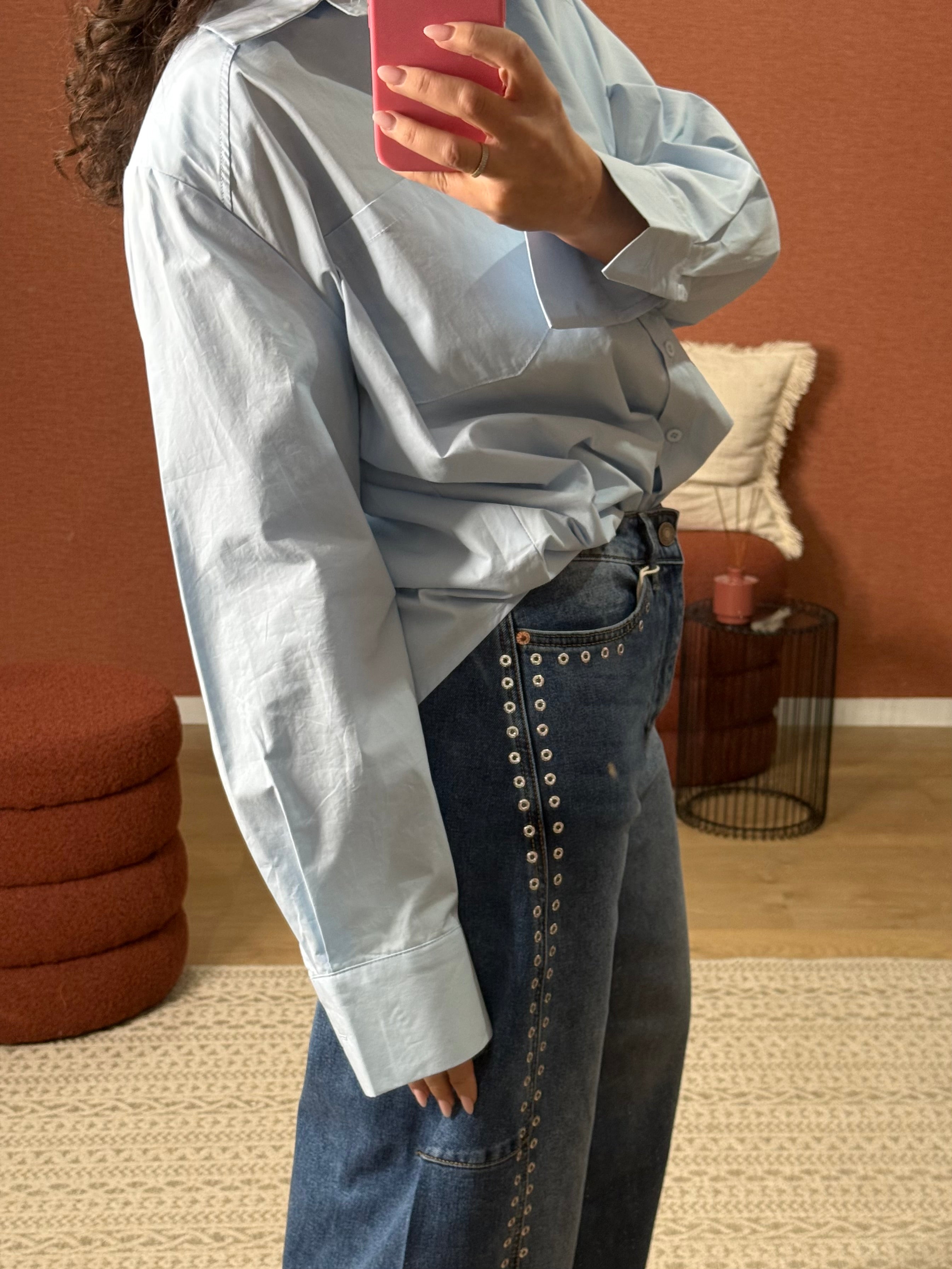 Jeans Bali œillet - Bleu