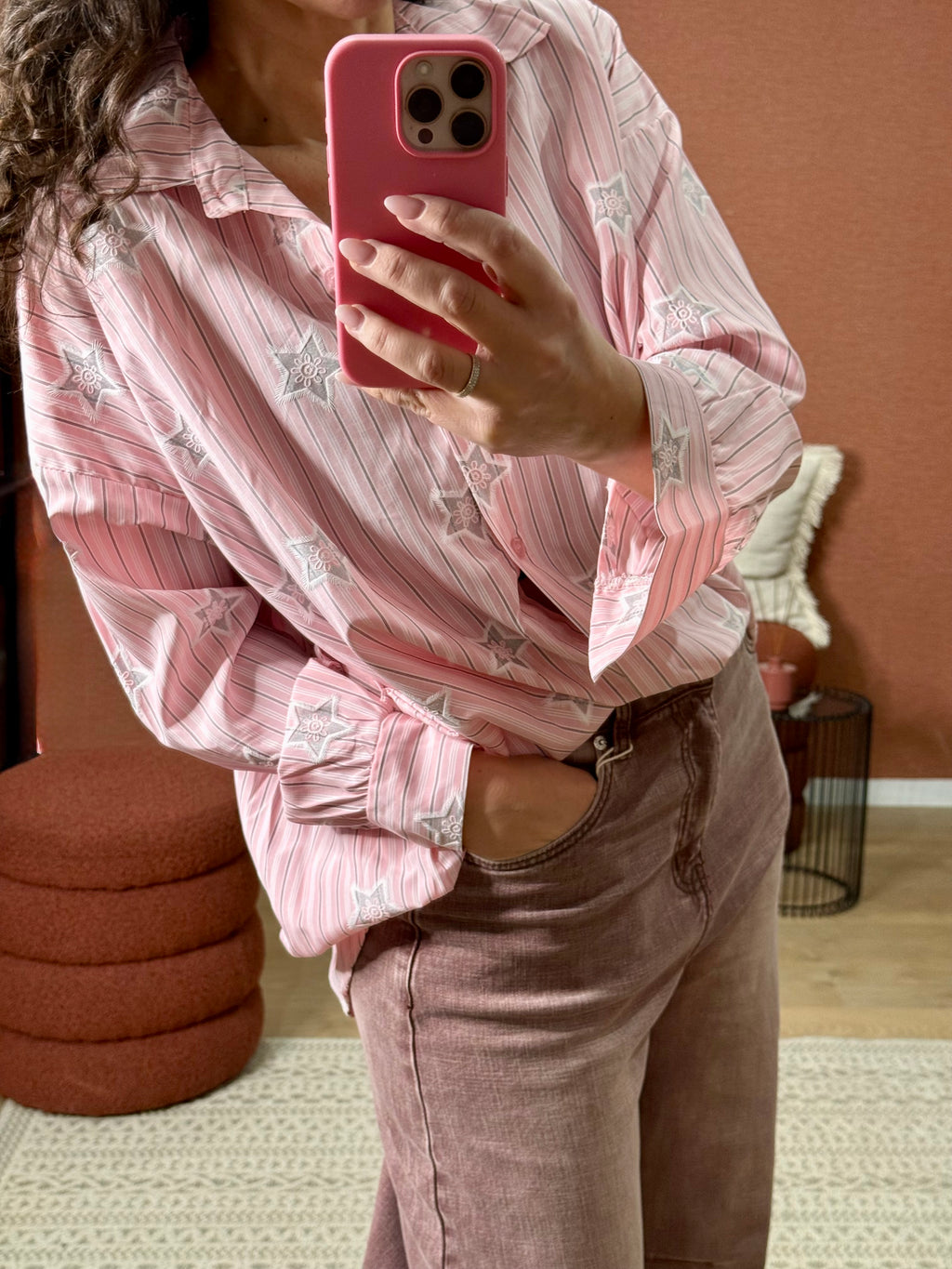 Chemise Etoile - Rose