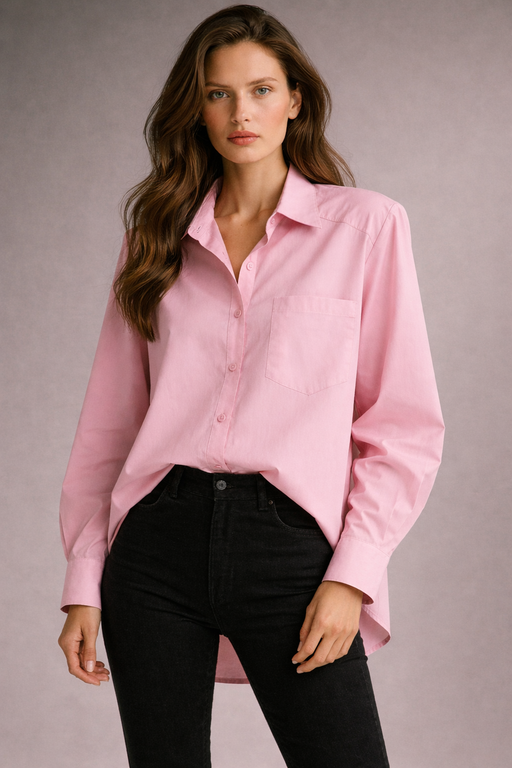 Chemise Épaulette Louna - Rose